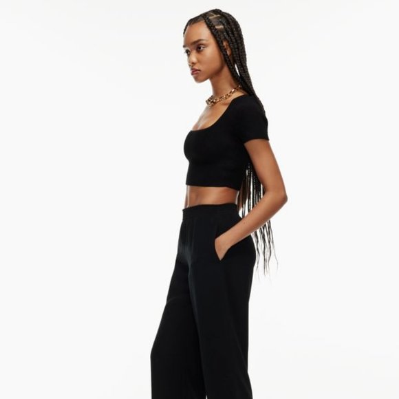 ARITZIA Sculpt Knit Squareneck Top - Picture 2 of 5